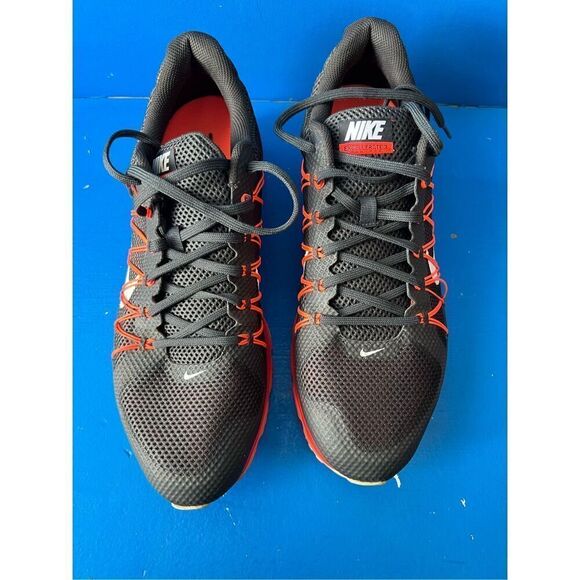 Nike Air Max Excellerate 3 Sneakers Running Shoes Mens 12 Black Red 703072-004 - Picture 3 of 7